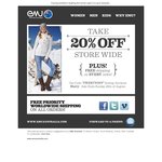 EMU Australia 20% off Store Wide. Free Shipping World Wide