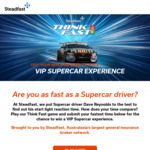 Win a VIP Supercar Experience for 2 at Sandown 500 (15th-17th September) Worth $7,000 from Steadfast