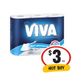 [NSW, ACT] Viva Paper Towel 3-Pack or Viva Select-A-Size Paper Towel 3-Pack $3 @ IGA Market Day