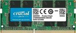 [Prime] Crucial NB DDR4 3200MHz 32GB SODIMM $76.98 Delivered @ Amazon UK via  AU