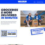 [NSW, ACT, VIC, QLD] $15 off First Shop ($40 Minimum Spend) @ MILKRUN