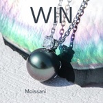 Win This Stunning Moissanite Diamond & Black Pearl Necklace from Holloway Jewellery