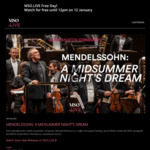 Melbourne Symphony Orchestra Streaming Service - Free (No Paywall or Signup) until 12pm AEDT on 12 Jan 2024