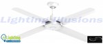 Hunter Pacific Typhoon Moulded 52"/132cm Ceiling Fan (White) $159 Delivered @ Lighting Illusions