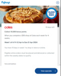 Collect 10,000 Flybuys Points (or $50 off a Shop) by Spending $X (Min $50) in 1 Transaction Each Week for 4 Weeks at Coles