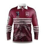 State of Origin 2023 Adult Sublimated Fishing Shirt Maroons/Blues $45 + $8.99 Delivery ($0 C&C/ in-Store/ $99 Order) @ Anaconda