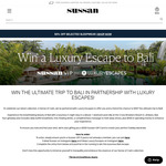 Win a 5-Night Trip for 2 to Bali from Sussan