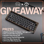 Win a Meletrix Zoom65 V3 Keyboard or 1 of 5 Keycap Sets from Alexotos + Meletrix