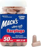 Mack's Ultra Soft Ear Plugs 50 Pairs $15.04 + Delivery ($0 with Prime/ $59 Spend) @ Amazon US via AU