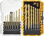 [Prime] DEWALT DW1361 Titanium Pilot Point Drill Bit Set, 21-Piece $37.06 Delivered @ Amazon US via AU