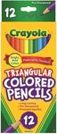 Crayola 12 Full Size Triangular Coloured Pencils $1 + Delivery ($0 with Prime/ $59 Spend) @ Amazon AU