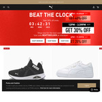 Extra 40% off (8am - 11.59am), 30% off (12pm - 3:59pm), 20% off (4pm-11:59pm) + $10 Delivery ($0 with $150 Order) @ PUMA