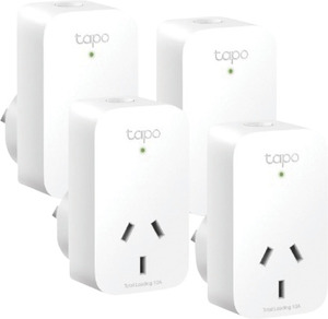 TP-Link Tapo P100 Mini Smart Plug (4-Pack) $39 (via Price-Beat Button) + $3 Delivery ($0 C&C) @ The Good Guys