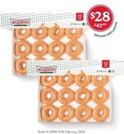 24 Original Glazed Doughnuts $28 (Was $42.95) + Delivery / $0 C&C @ Krispy Kreme (Online Only, Excludes SA)