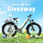 Win a CycVerve Ebike (US$1,399.99) or 1 of 3 Riding Accessory Packs from Cycrown