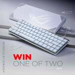Win 1 of 2 ASUS ROG Falchion RX RGB White Wireless Mechanical Keyboards Worth $279 Each from Scorptec + ASUS