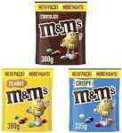 M&M'S Milk Chocolate Share Bag Bundle (Milk Chocolate, Peanut, Crispy) $11.99 + Del ($0 with Prime/ $59 Spend) @ Amazon AU