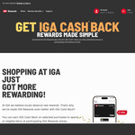 Get $10 IGA Cash on $20+ Spend (Participating IGA Stores Only) @ IGA Rewards