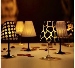 By TACAJUR Set of 6 Various Design Wine Glass Lamp Shades for $15 + Free Shipping Australia Wide