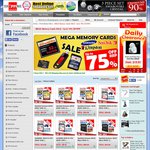 Shopping Square: Memory Cards SALE - up to 75% off RRP