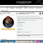 FREE Paddington Bear's Stage Show - Chadstone VIC - April 8th - 12th