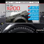 Fujifilm X Series Cash Back up to $200: X-T1, X-Pro1, X100T