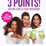 3 Points Per Boost Purchased for 3 Days (Vibe Members Only)