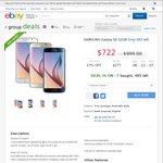 Samsung Galaxy S6 32GB $722 delivered - eBay group deal (500 only)