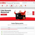 Coles Mastercard Rewards - Forex Fees Now Waived, $100 off Your First Shop, $89 Annual Fee