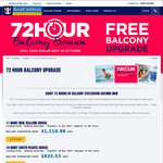 Royal Caribbean Cruises 72 Hour Balcony Upgrade (for The Price of an inside Cabin)