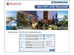 50% off Starwood hotels on Hotelclub.com