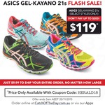 ASICS Gel Kayano 21 Running Shoes $116.10 Shipped @ COTD (Club Catch) or $126.09