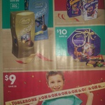 Lindt Lindor 400g Gift Boxes - $10(Half-price), Toblerone On & On - $9 @ Target