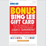 10% Gift Card of Your Purchase with $200+ Spend @ Bing Lee