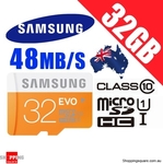 Samsung EVO 32GB MicroSD $12.10 Delivered @ Shopping Square