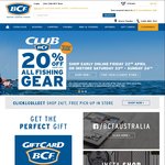 BCF 20% off All Fishing Gear Sale for Club Members