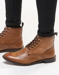 Mens Leather Boots - $51.50 + Post (Were $103) + More @ ASOS