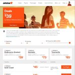 Jetstar 48hr Flash Sale EG SYD-MEL $55 - Travel in Jul - Sep