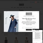 Extra 50% off Sale Items for Orders 200+ at Fashion BNKR PLUS Free Express Shipping