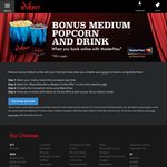 Event Cinemas Free Bonus Medium Combo (Popcorn and Drink) When You Pay Using MasterPass