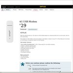 Kmart - Optus 4G USB E3372 $14