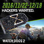 Watch Dogs 2 Free with Nvidia GTX 1070/1080 Purchase