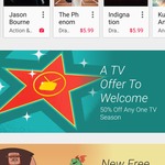 Google Play 50% off Any TV Season