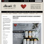 Win 1 of 2 Sets of Roza's Gourmet Sauces from Roza's Gourmet