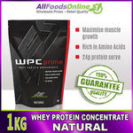 All Foods Online 1kg Whey Protein Concentrate + Free 50g BCAA $21.95 Delivered at eBay