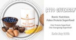 $110 Rootz Nutrition Paleo Protein Superfood Giveaway (paleoepic.com)