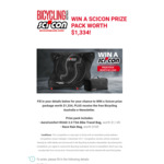 Win a Scicon Bag Prize Pack Worth $1,334 from Bicycling Australia