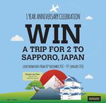 Win Return Flights for 2 to Sapporo Japan [Purchase Any 6 Tarts from a Hokkaido Baked Cheese Tart Store] [NSW, VIC, QLD, SA, WA]