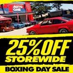 25% off Storewide Boxing Day Sale @ Auto One 