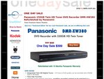 PANASONIC Twin Tuner HD Recorder XW-380. Refurbed but with 12 Months Warranty - Only $399.00